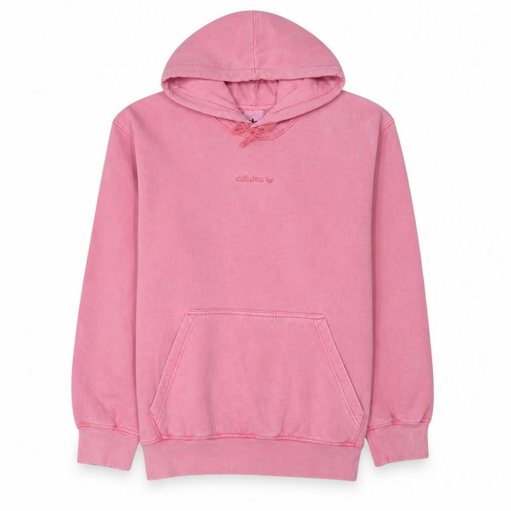 Adidas Women's Pink Pullover Hoodie Size 12 Cotton Casual Sweatshirt