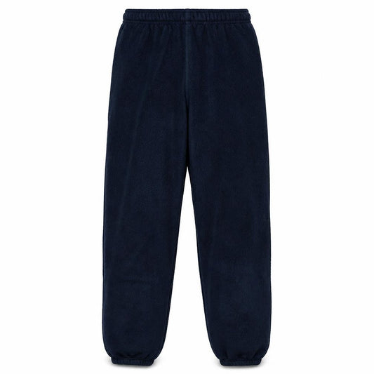 Front view of Fila Men's Navy Blue Sweatpants Jogger Style, size L, Cotton Blend