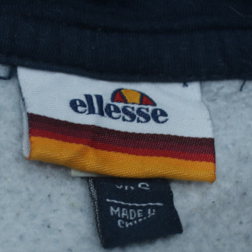 Ellesse Men’s Blue Pullover Hoodie S Regular Fit Graphic Logo