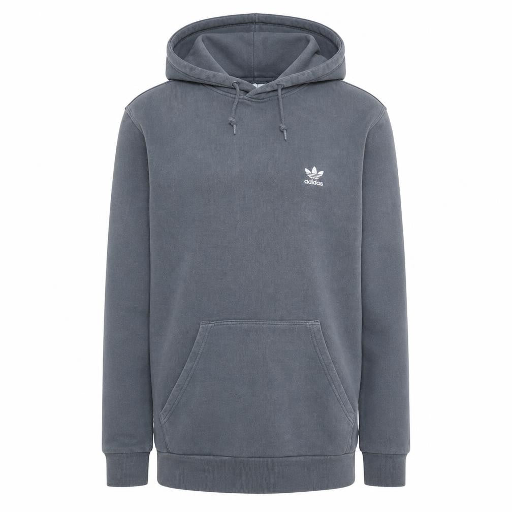 Adidas Men's Grey Pullover Hoodie M Sports Fleece Regular Fit