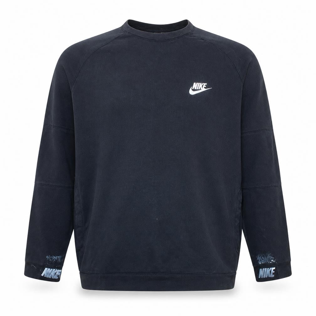 Nike Men's Black 2XL Crew Neck Pullover Sweatshirt