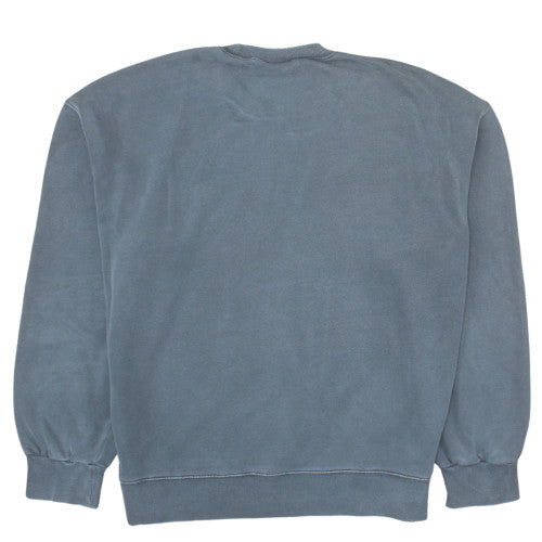 Carhartt Men's Blue L Pullover Sweatshirt Crew Neck Heavyweight