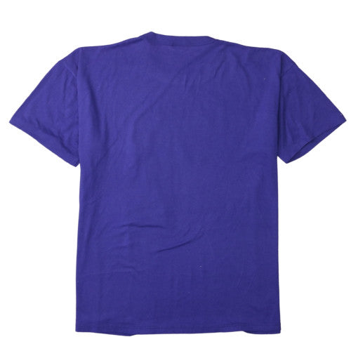 Russell Athletic Men's Purple YMCA Coach Baseball T-Shirt XL