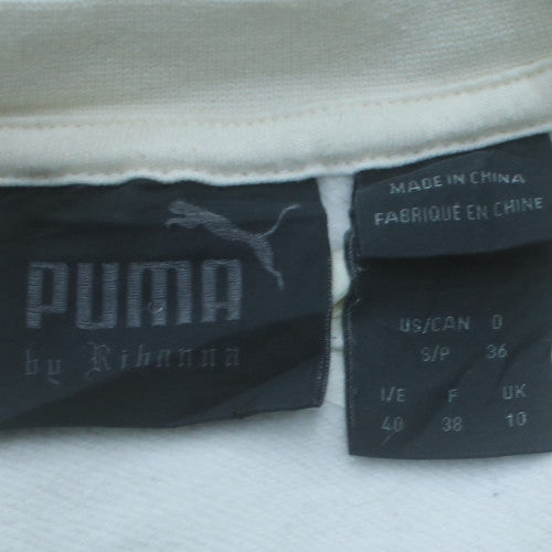 Puma by Rihanna Mens White Graphic Pullover Sweatshirt UK 10 - Fenty Edition