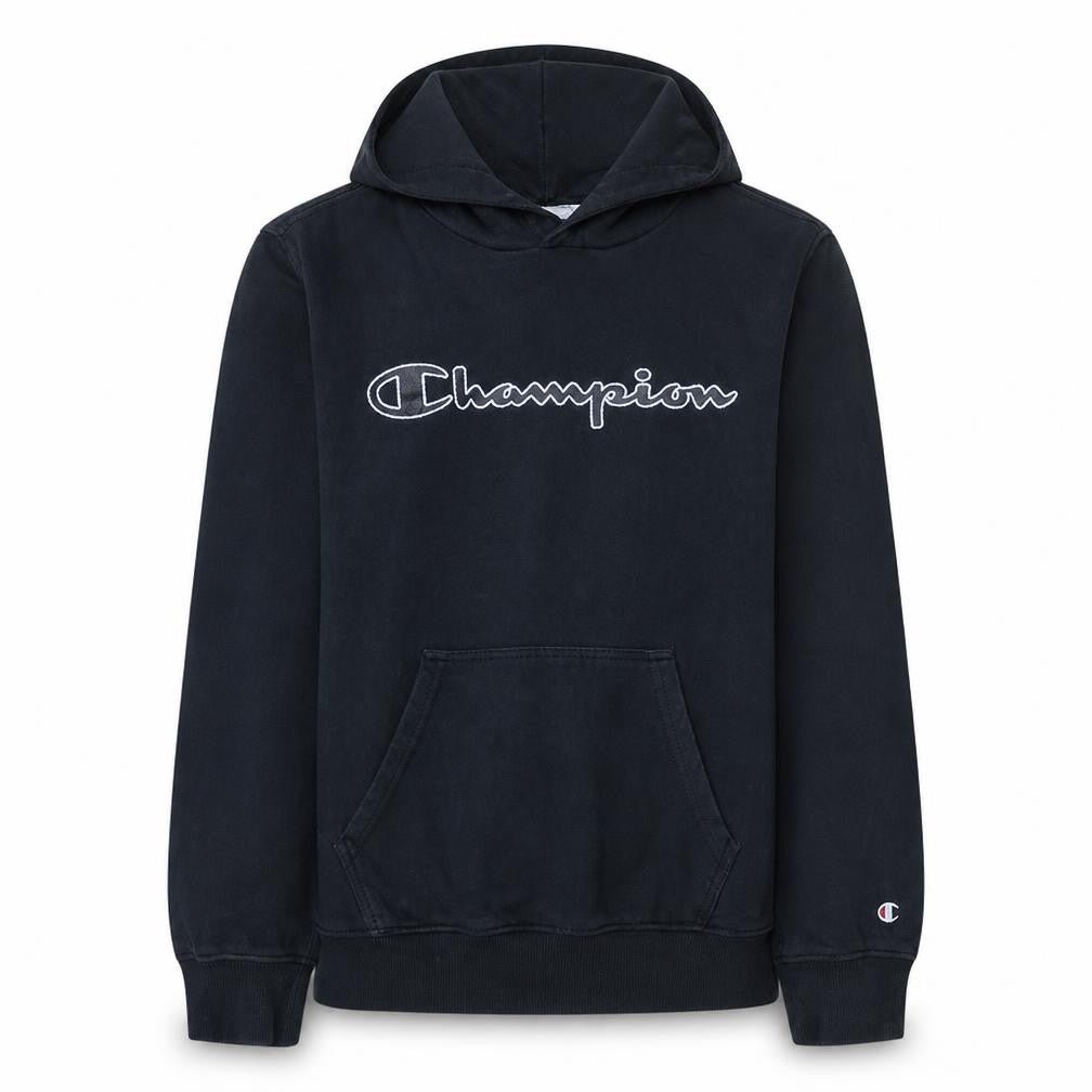 Champion Women's Black Pullover Hoodie Medium Cotton Blend