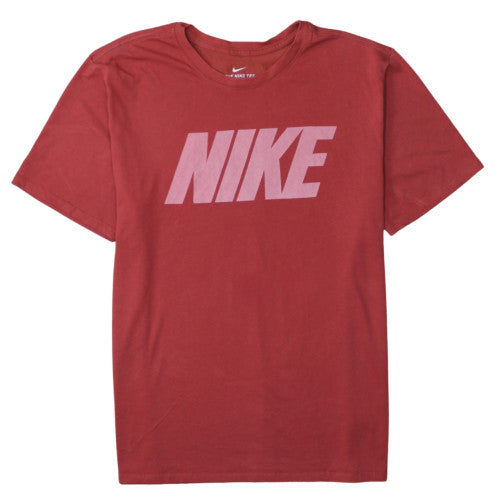 Nike Men's Red Dri-Fit Crew Neck Athletic T-Shirt XL