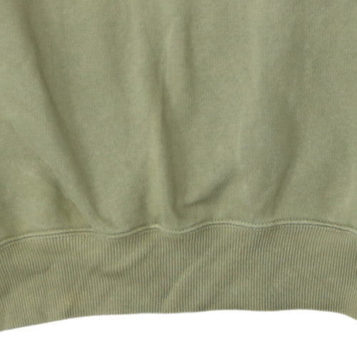 Polo Ralph Lauren Womens Khaki Green XS Pullover Sweatshirt American Flag