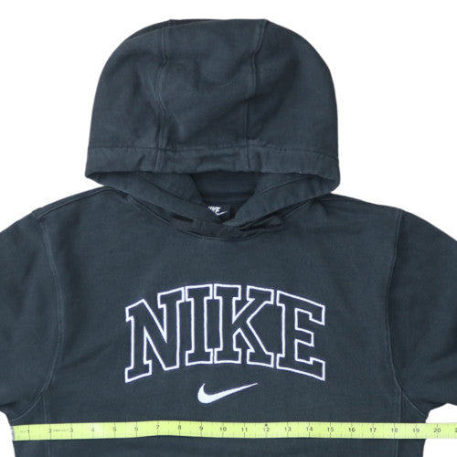 Nike Womens Black XS Pullover Hoodie with Logo Detail