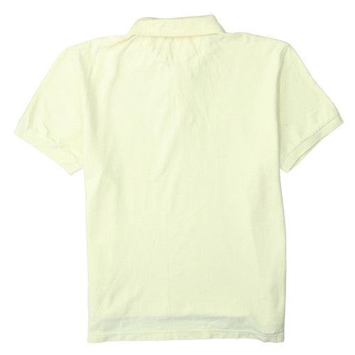 Chaps Men's Yellow XL Cotton Short Sleeve Polo Shirt