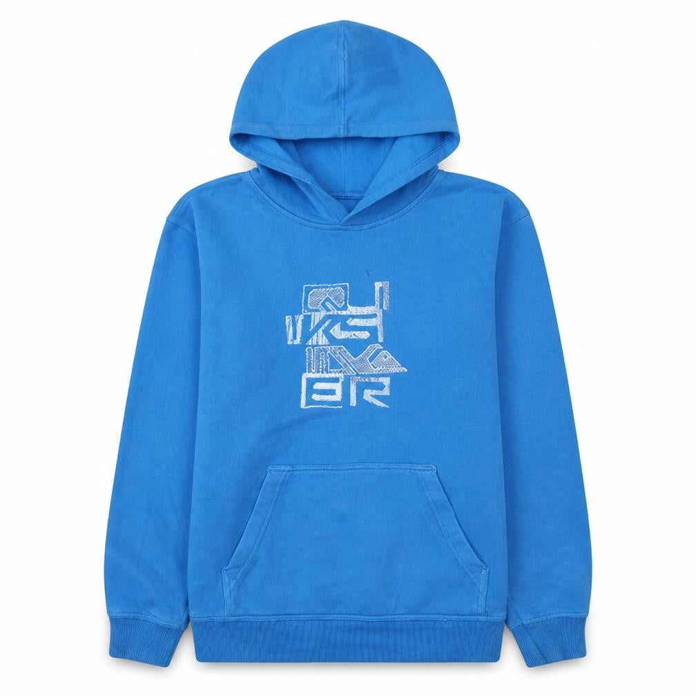 Quiksilver Boys Blue Pullover Hoodie Size 16 Cotton Blend Casual