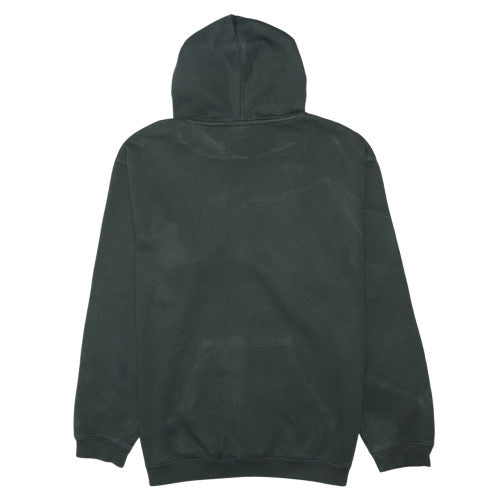 Champion Men's Green Pullover Hoodie Medium Embroidered Logo