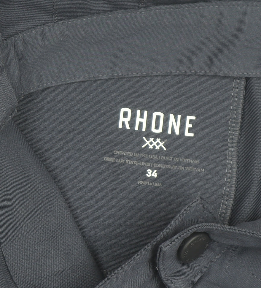 Rhone Mens Blue Chino Shorts Size 34 Regular Fit Lightweight