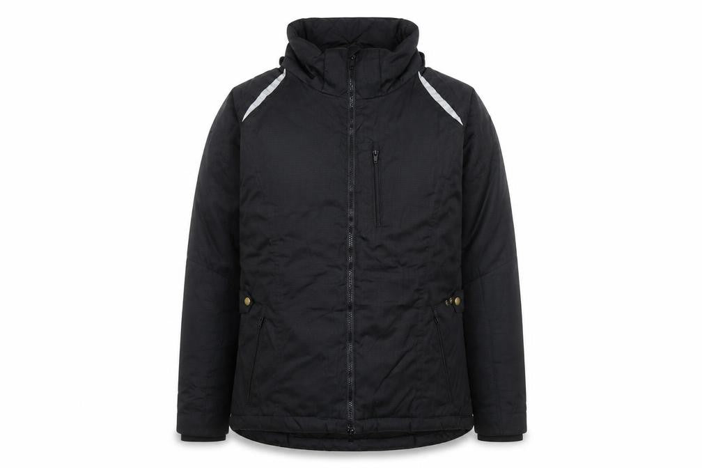 SmartPak Men's Black L Lined Waterproof Winter Puffer Jacket