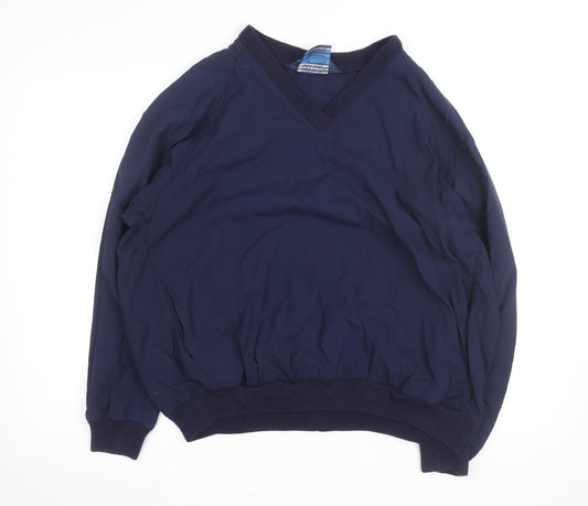 Sunderland of Scotland Men's Navy Windbreaker Pullover Jacket L Nylon
