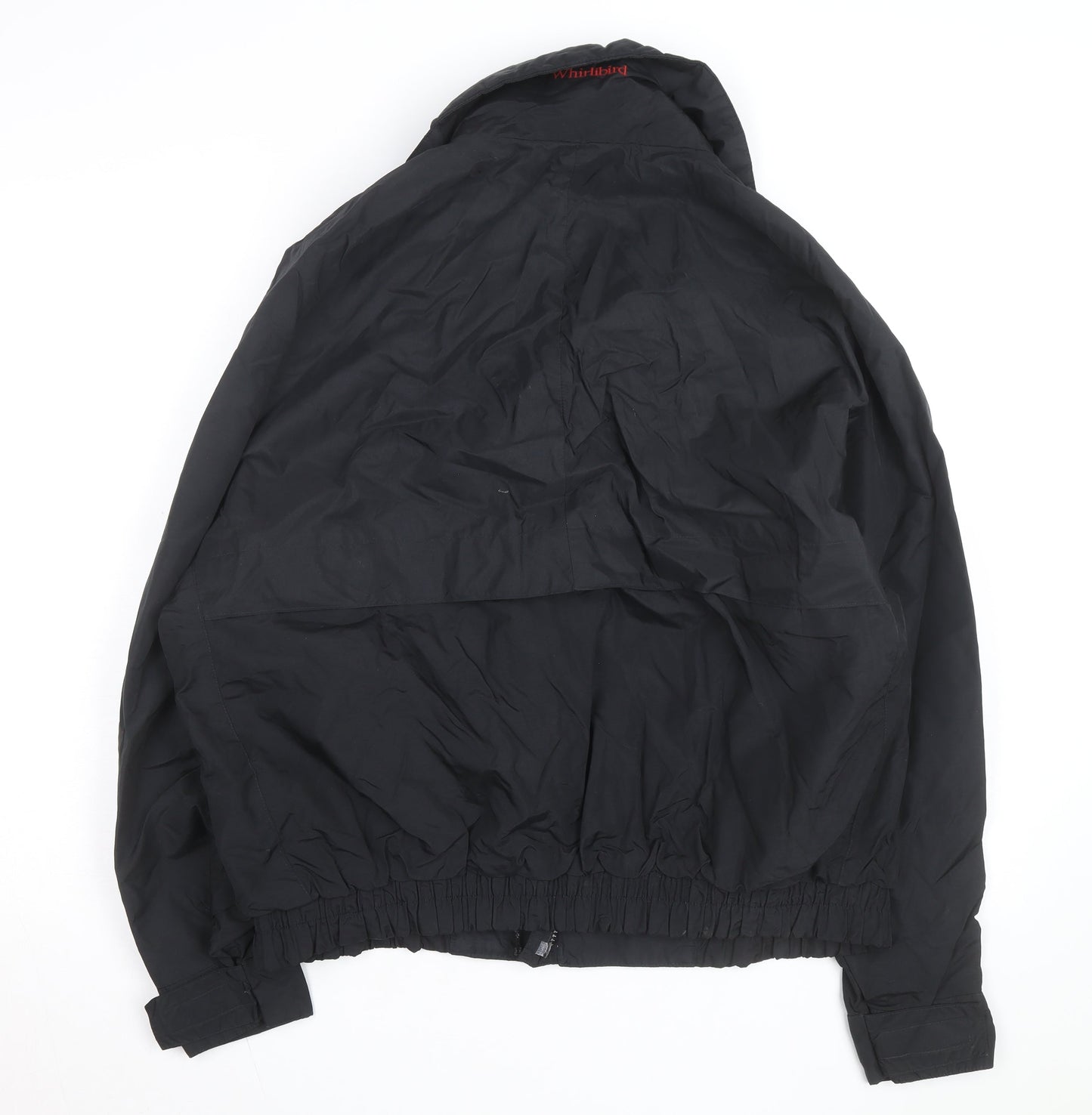 Columbia Men's Black L Windbreaker Nylon Jacket Outdoor Lined