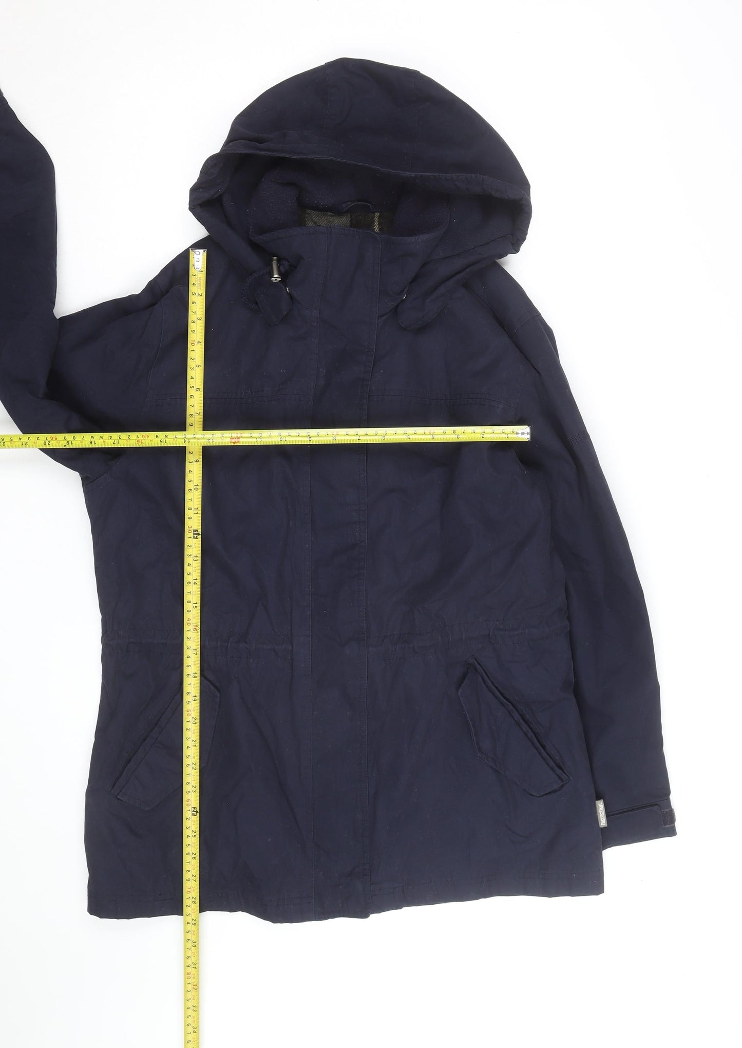 Pacific Trail Men’s Blue Hooded Parka Jacket M Waterproof Outdoor Coat