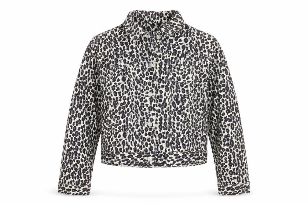 Amanda Smith Petites Women's Multicoloured Animal Print Short Jacket Size 10