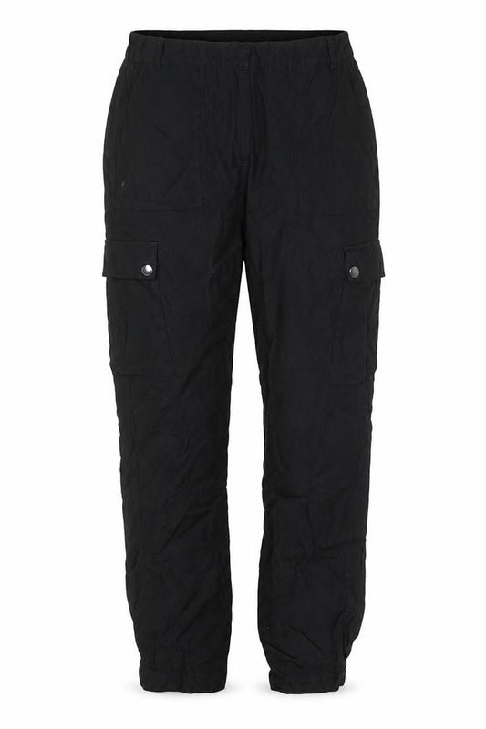 Mint Velvet Women’s Black Cargo Trousers Size 10L Viscose Blend