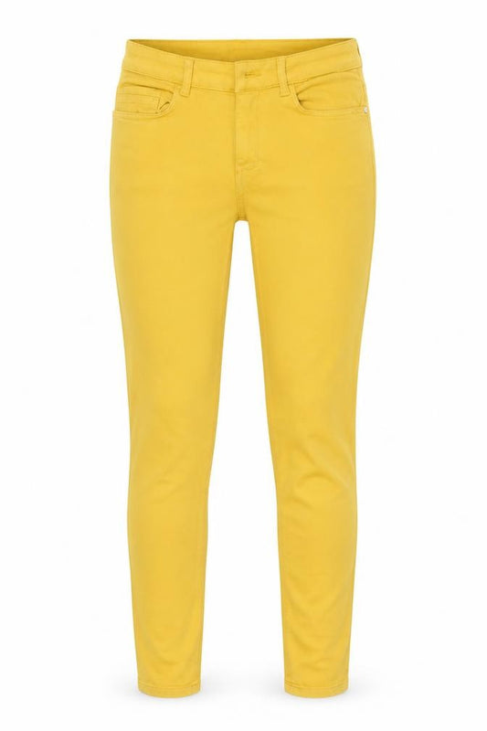 Zara Women Yellow Skinny Chino Trousers Size 6