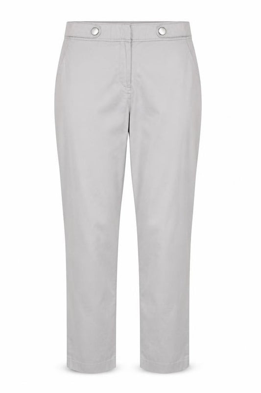 Dorothy Perkins Women Grey Chino Trousers Size 14 Regular Straight Leg