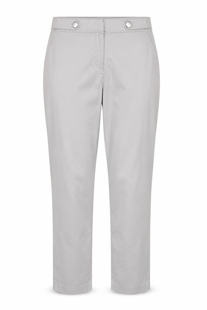 Dorothy Perkins Women Grey Chino Trousers Size 14 Regular Straight Leg