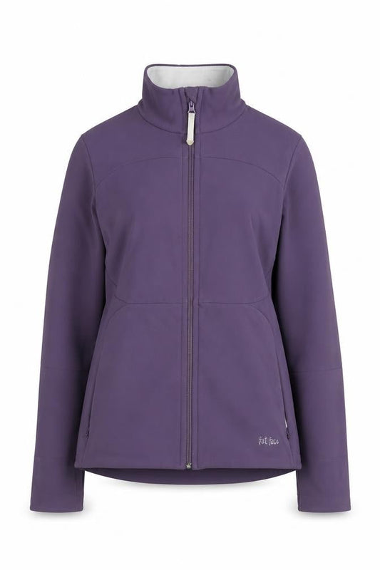 Fat Face Women Purple Soft Shell Active Jacket Size 10
