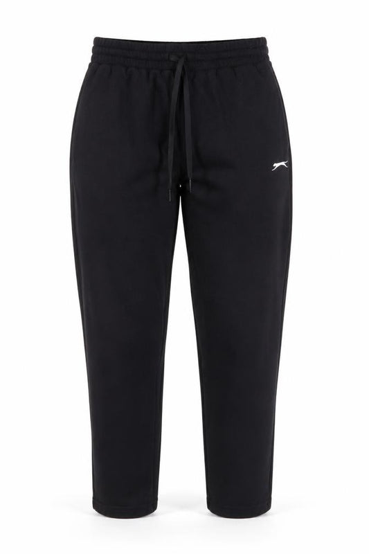 Slazenger Womens Black Jogger Trousers Size 10 Fleece Comfort Fit