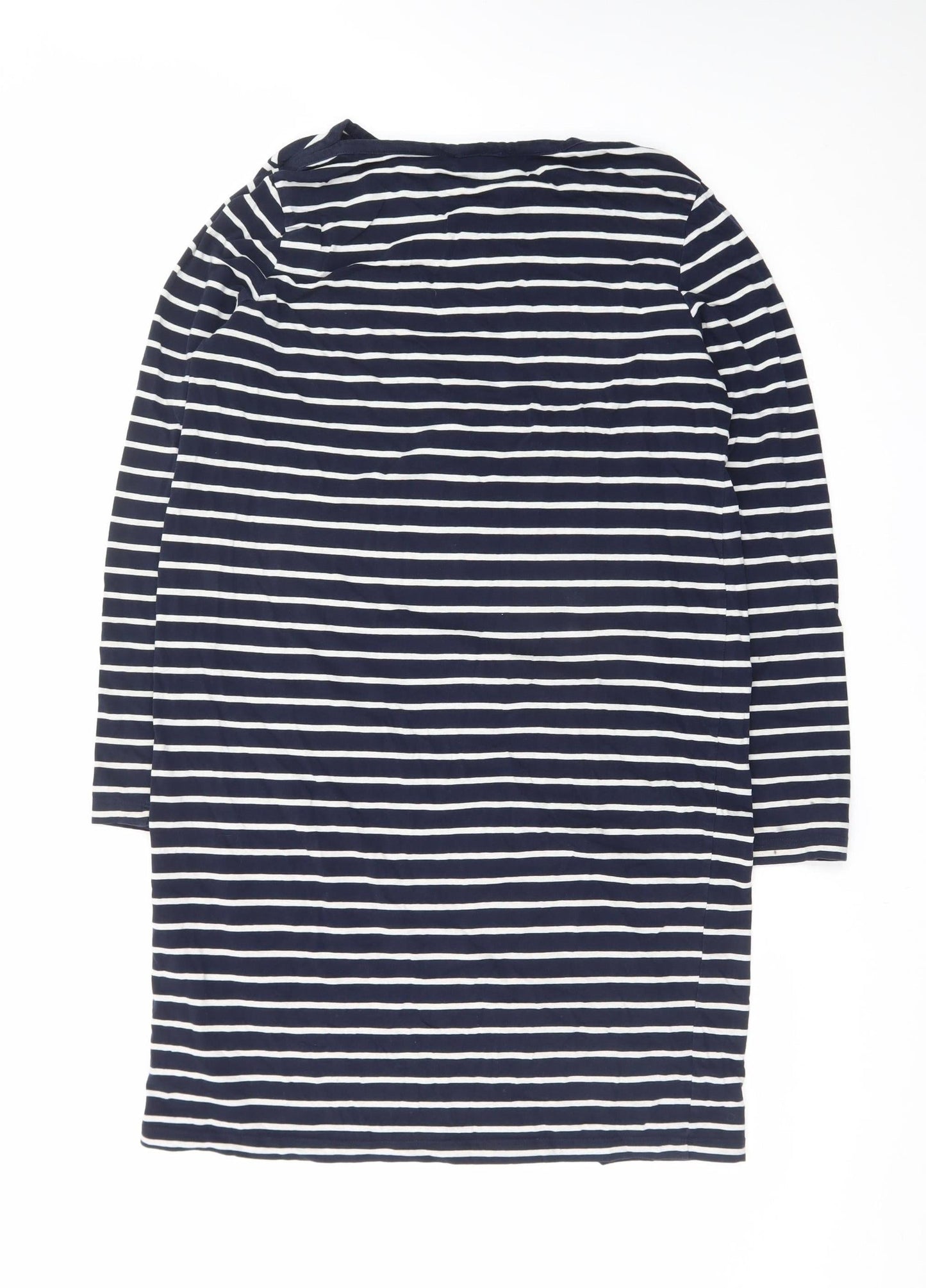 Fat Face Women’s Blue Striped Cotton Shift Dress Size 10