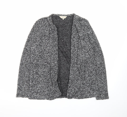 Billie & Blossom by Dorothy Perkins Women's Black & White Open Knit Cardigan Size 16