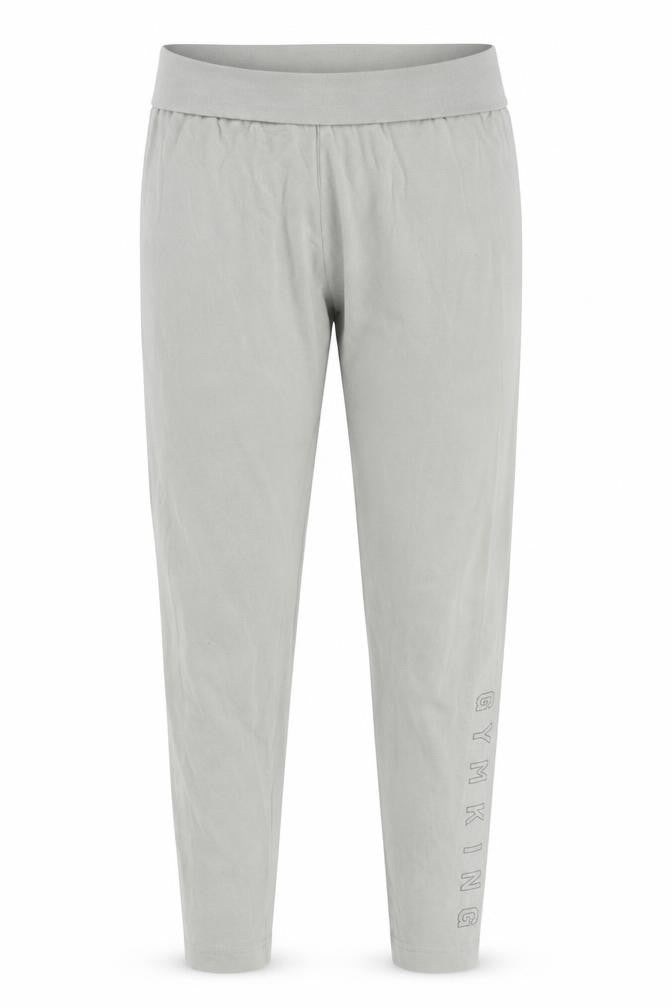 Gym King Women's Grey Cotton Stretch Leggings Size 14