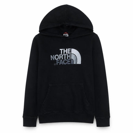 The North Face Boys Black XL Pullover Hoodie 100% Cotton Logo Sweatshirt