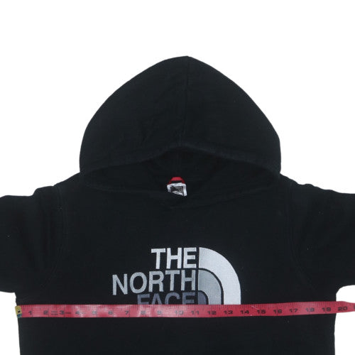 The North Face Boys Black XL Pullover Hoodie 100% Cotton Logo Sweatshirt