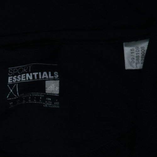 adidas Men's Black XL Full Zip Hoodie Sports Essentials