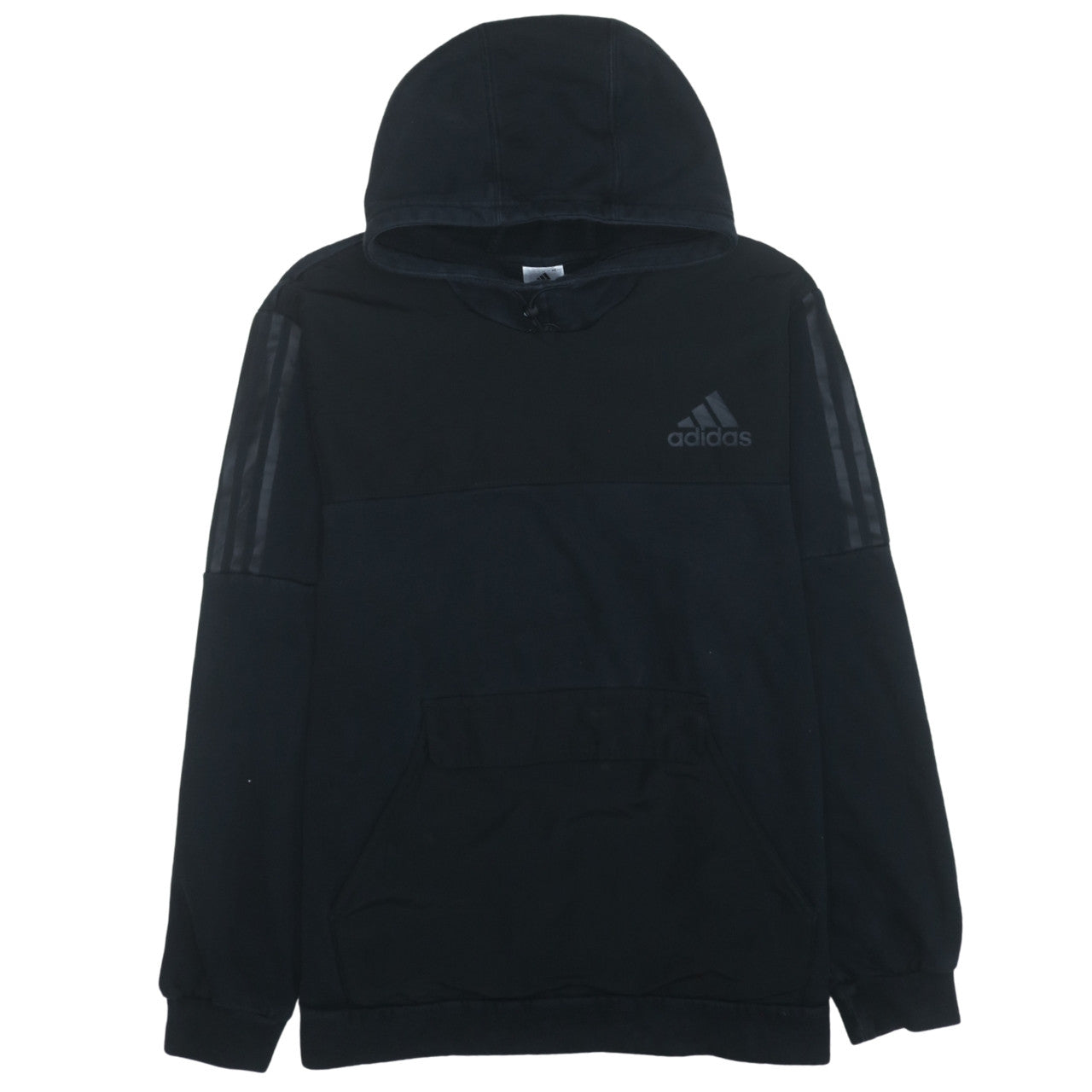 Adidas Mens Black XL Pullover Hoodie Fleece Sportswear