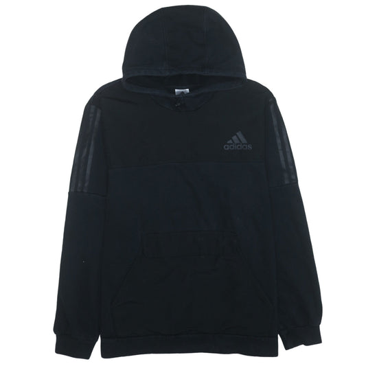 Adidas Mens Black XL Pullover Hoodie Fleece Sportswear