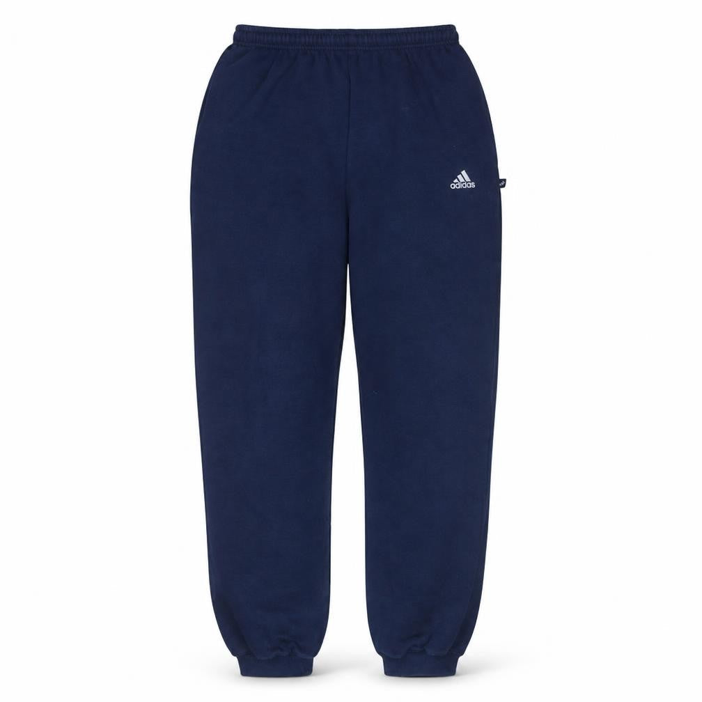 Adidas Men's Blue Regular Fit Fleece Sweatpants M 32