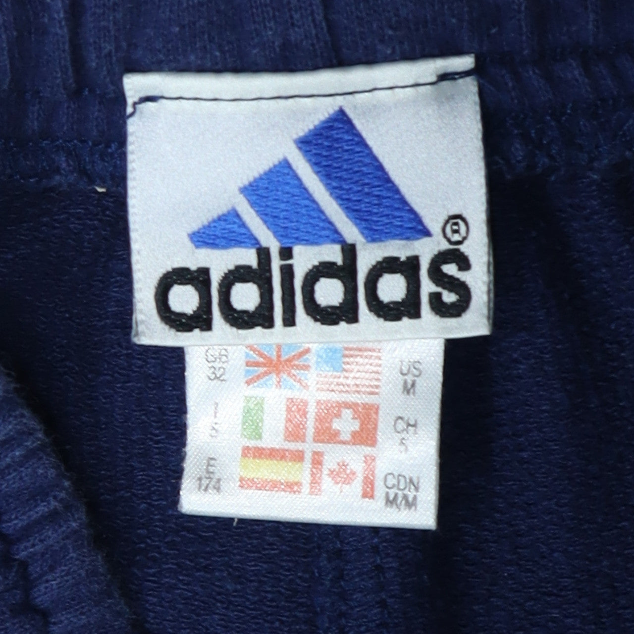 Adidas Men's Blue Regular Fit Fleece Sweatpants M 32