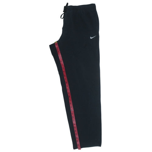 Nike Men's Black 2XL Fleece Sweatpants Joggers with Drawstring Waist