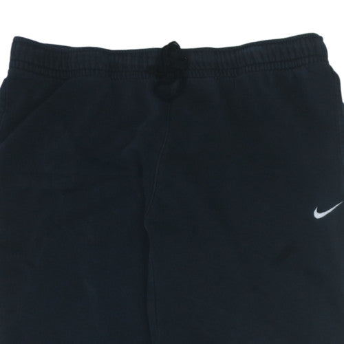 Nike Men's Black 2XL Fleece Sweatpants Joggers with Drawstring Waist