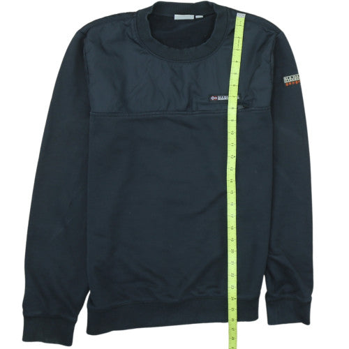 Napapijri Men's Black Pullover Sweatshirt L Outdoor Fleece
