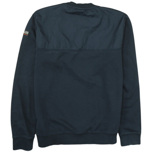 Napapijri Men's Black Pullover Sweatshirt L Outdoor Fleece