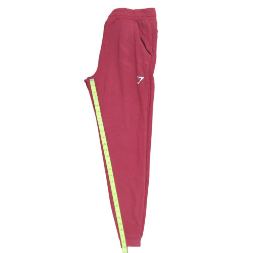 Gymshark Mens Red Slim Fit Jogger Sweatpants Size S Activewear Trousers