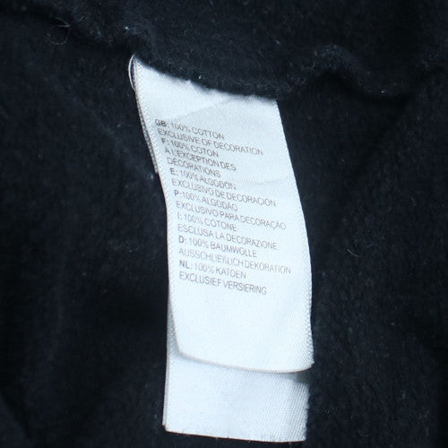 The North Face Men's Black Small Pullover Hoodie with Logo
