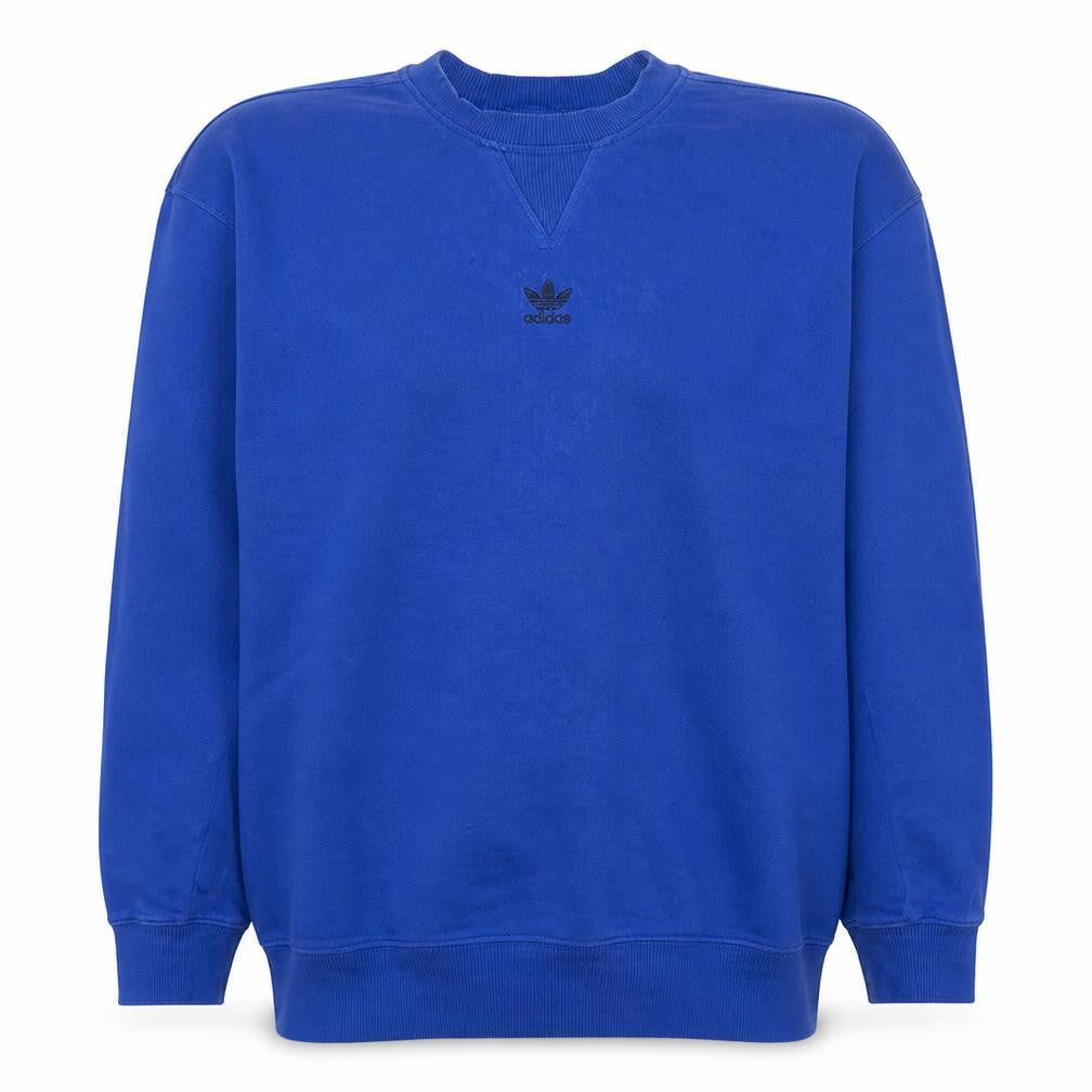 Adidas Women Blue Crew Neck Pullover Sweatshirt Size 6