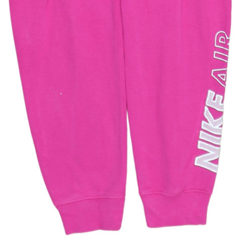 Nike Air Womens Pink Jogger Sweatpants Small Cotton Blend