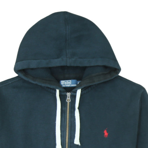 Ralph Lauren Men’s Blue Full Zip Hoodie Size 2XL Cotton Blend