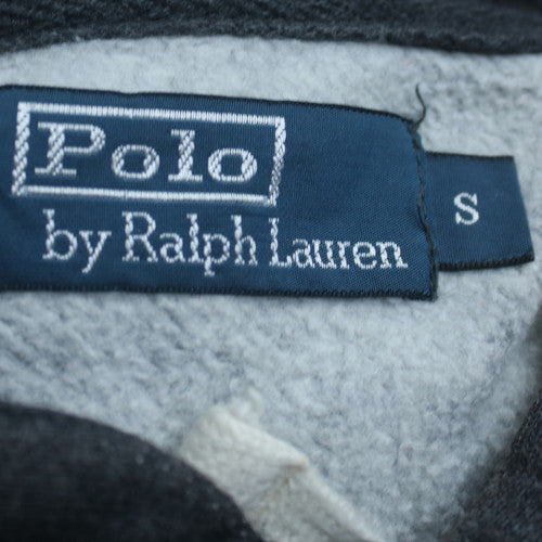 Polo Ralph Lauren Men's Grey Full Zip Hoodie Small Cotton Blend