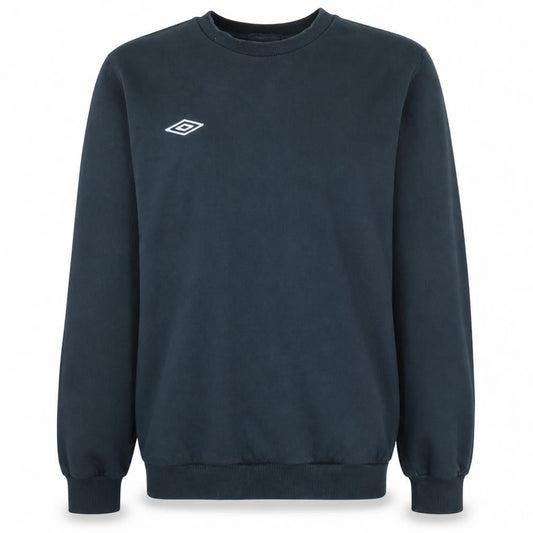 Umbro Men's Black L Pullover Sweatshirt Crew Neck Fleece