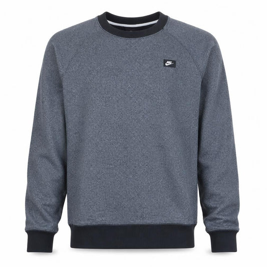 Nike Men's Grey Crew Neck Pullover Sweatshirt Size S