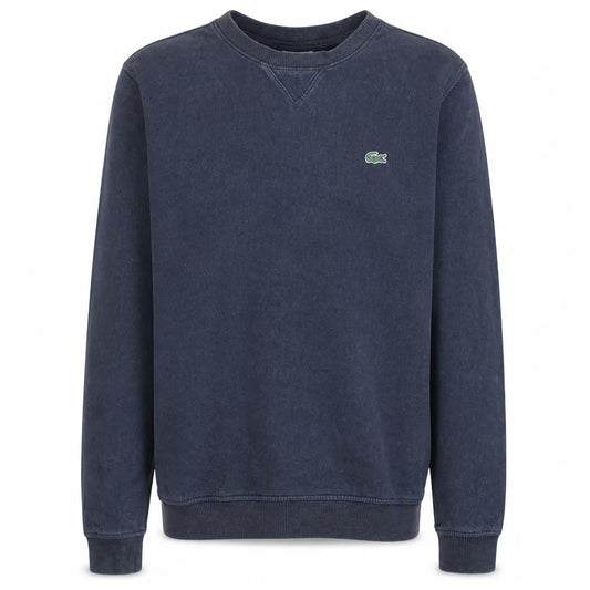 Lacoste Sport Men's Navy Cotton Crew Neck Sweatshirt Size M